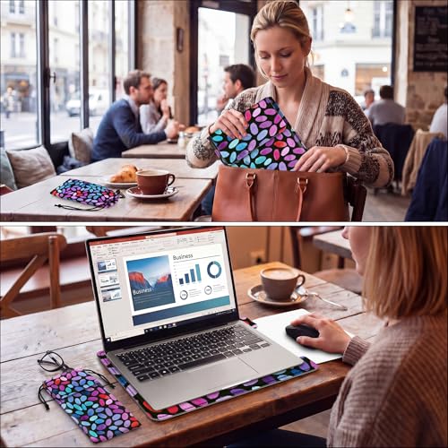 BVYA 15-16" Laptop Sleeve, PU Leather Laptop Case Compatible with MacBook Pro 16 2019-2021 M1 Pro M1 Max (A2485 A2141), Case Compatible with MacBook Pro 15 2010-2019 (A1990 A1707 A1398) - color: Pattern004, size: For 15-16 inches