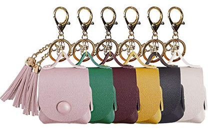 MODOS LOGICOS Charging Case Cover for Apple AirPods, PU Leather Case with Tassels - TaroPurple - color: TaroPurple(PU)