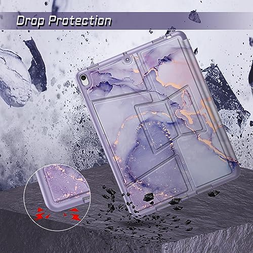 Fintie Magnetic Stand Case for iPad Air 3rd Generation/iPad Pro 10.5" 2017 - color: lilac marble