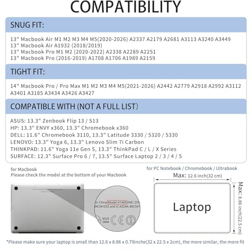 RAINYEAR 13 Inch Laptop Sleeve Case Padded Carrying Bag, Mint Green | Slim Protective Soft Zipper Computer Cover for 13.3 inch MacBook Air/Pro M1 M2 M3 M4 M5 A3449 A3240 A3113 A2681 A2338 - color: Mint Green, size: 13"