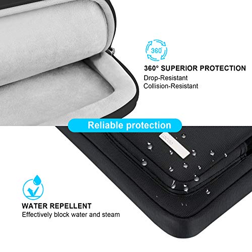 Lacdo 360° Protective Laptop Shoulder Bag, 16 inch Computer Bag for 16 inch MacBook Pro M5 Pro/Max A3428 A3429 (2026), M4/M3/M2/M1 Pro Max A3403 A3186 A2991 A2780 A2485 2024-2019 Messenger Bag, Black - color: Black, size: 16 Inch New MacBook Pro