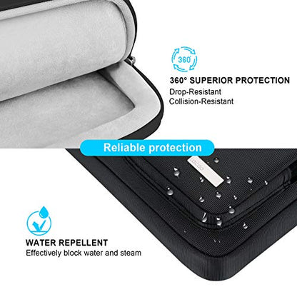 Lacdo 360° Protective Laptop Shoulder Bag, 16 inch Computer Bag for 16 inch MacBook Pro M5 Pro/Max A3428 A3429 (2026), M4/M3/M2/M1 Pro Max A3403 A3186 A2991 A2780 A2485 2024-2019 Messenger Bag, Black - color: Black, size: 16 Inch New MacBook Pro