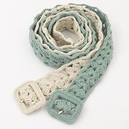 Women's Bohemian Style Rope Braid Waist Belt - color: Style 25