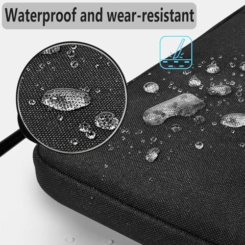 Hseok Laptop Shoulder Bag 15-15.6 inch Shockproof Water-Resistant HandBag with Small Case Compatible with MacBook Pro Neo 16" M5 M4 M3 M2 M1, Mac Pro Air 15", XPS 15/16, Most 15" 15.6" 16",Black - color: Black, size: 15"-15.6"