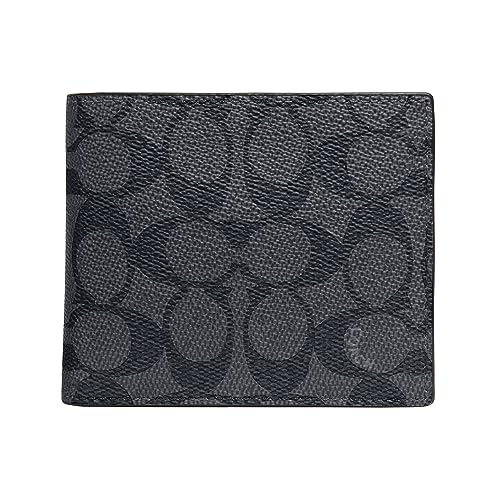 Coach Men's 3-in-1 Wallet - color: Charcoal/Black