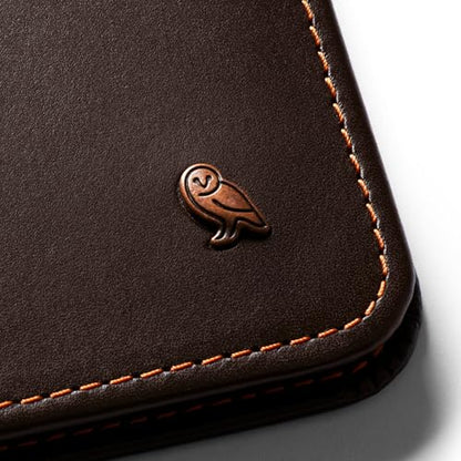 Bellroy Hide & Seek Wallet (Slim Leather Bifold Design, RFID Protected, Holds 5-12 Cards, Coin Pouch, Flat Note Section, Hidden Pocket) - color: Java