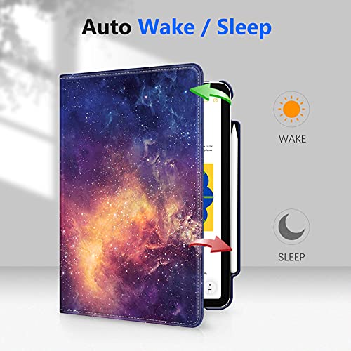 Fintie Rotating Case for iPad Pro 11-inch (4th/3rd/2nd/1st Generation) | 360° Swivel Stand, Portrait & Landscape Viewing, Shockproof Protective Cover, Pencil Holder, Auto Wake/Sleep, Galaxy - color: Galaxy