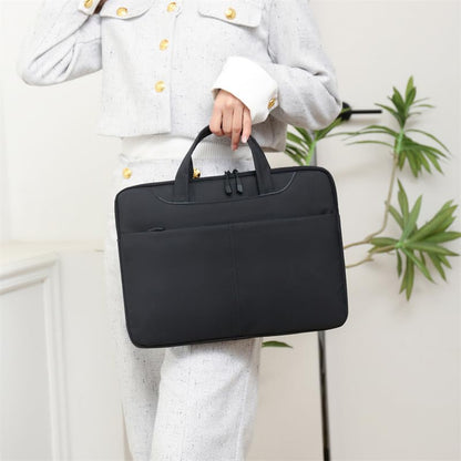 Laptop Bag Shockproof Protective Laptop Case Lightweight Computer Sleeve | Laptop Carrying Case with Front Pocket 12in 13.3in 14in 15in 15.6in 16.1in Computer Bag Waterproof for Men Women - color: Black, size: 13.3in