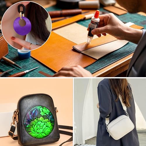 HGUAN Solid Color Soft White Faux Leather Fabric 12"x53" (30cm X 135cm) for Handmade DIY, Leather Earrings, Keychain Sewing Projects (White) - color: White
