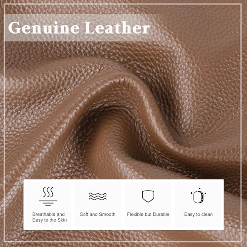 befen Genuine Leather Crossbody Bags for Women Leather Wallet Travel Purse | Real Leather, Purse with Built in Wallet, RFID Blocking Card Slots, Crossbody Bag with Wallet, Detachable Shoulder Strap - color: Mocha