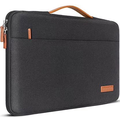 DOMISO 360° Protective Laptop Sleeve Laptop Case 15.6 inch | Compatible with HP Pavilion/Envy x360,Dell,ASUS VivoBook/ZenBook,HP Lenovo Samsung MSI Acer Notebook Computer Case,Black - color: Black, size: 15.6"