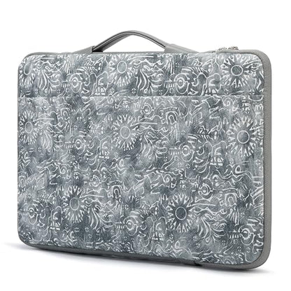 Kinmac Embossed PU Leather 360° Heavy Duty Protective Laptop Sleeve with Poacket (Totem, 15 inch-15.6 inch) - color: Totem, size: 15 inch-15.6 inch