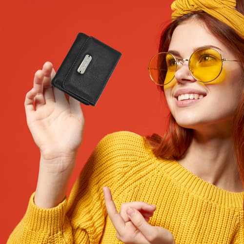 Nautica Rower’s End Small Wallet for Women, RFID Blocking Slim Credit Card Holder with Zipper Coin Pocket, Bifold Compact Womens Wallet with ID Window, Wave Dreamer Black/Chalk - color: Wave Dreamer Black/Chalk