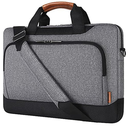DOMISO 13.5-14 Inch Laptop Bag Business Briefcase Laptop Case Ultrabook Notebook Carrying Case Shoulderbag for MacBook Pro 14 Inch 2021 Model A2442 with M1 Pro/ M1 Max Chip & Touch ID,Grey - color: Grey / Black, size: 13.5 - 14 Inch